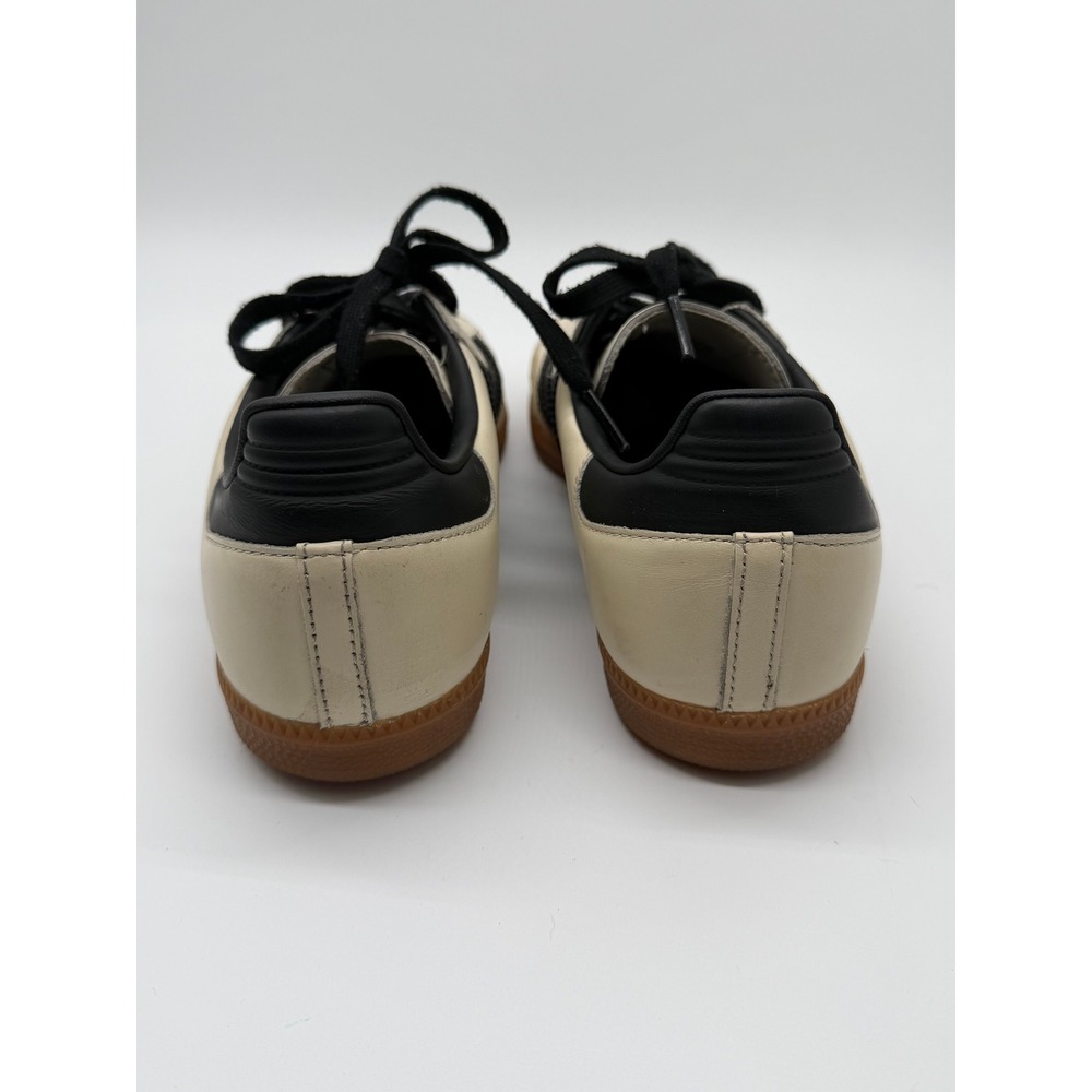 Adidas Samba Sneakers Womens 8.5 Cream Black Sand Strata Retro Low Top - Picture 5 of 9